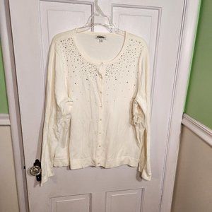 Studio Works Studded Cardigan Size XL
